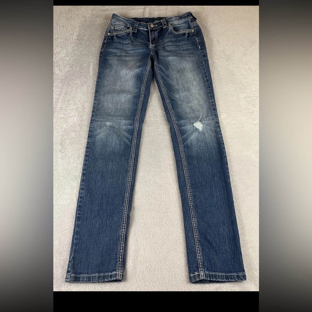 Smith Denim House Denim Couture juniors blue denim jeans size 9